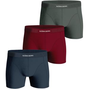 Bjorn Borg Cotton Stretch boxers, heren boxers normale lengte (3-pack), multicolor