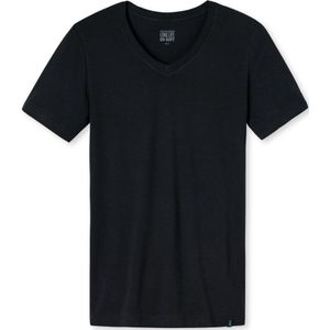 SCHIESSER Long Life Soft T-shirt (1-pack), heren shirt korte mouwen blauwzwart -  Maat: XL