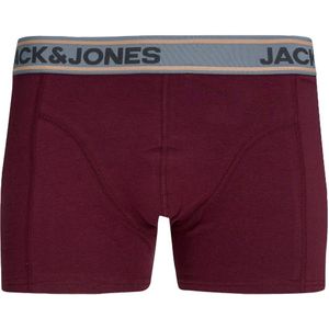 JACK & JONES Jacsuper trunk (1-pack), heren boxer normale lengte, donkerrood