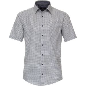 CASA MODA - Casual Fit Overhemd - Korte Mouwen - Lichtblauw - Poplin