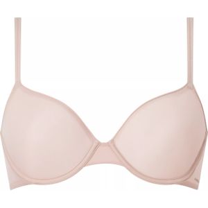 Calvin Klein dames Sheer Marquisette lightly lined demi bra, beugel BH, roze -  Maat: 75A