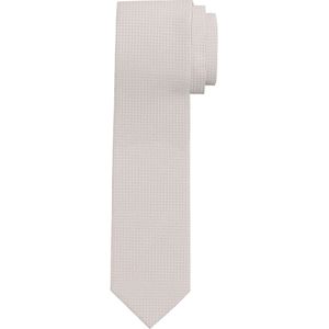 OLYMP smalle stropdas, lichtroze dessin -  Maat: One size