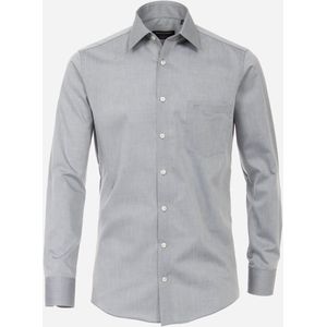 CASA MODA modern fit overhemd, mouwlengte 72 cm, popeline, grijs 40