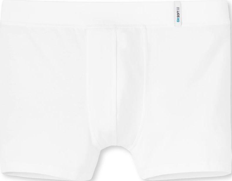 SCHIESSER Long Life Soft boxer (1-pack), heren short wit