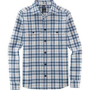OLYMP Casual modern fit overhemd, popeline, bleu geruit 43/44