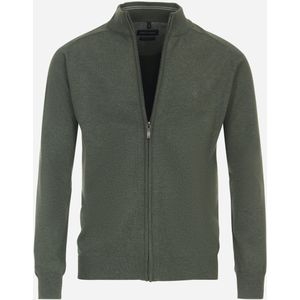 CASA MODA comfort fit vest, groen -  Maat: 3XL