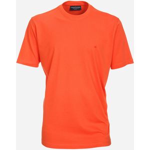 CASA MODA comfort fit heren T-shirt, oranje -  Maat: 6XL
