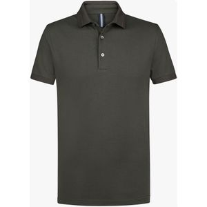 Profuomo slim fit heren polo, groen