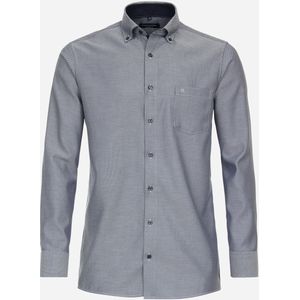 CASA MODA comfort fit overhemd, mouwlengte 72 cm, dobby, blauw 45