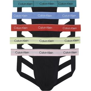Calvin Klein - Jockstrap - Zwart - Katoen/Elastaan - Set van 5 Stuks