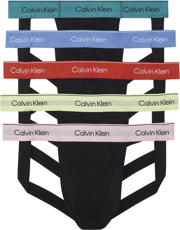 Calvin Klein - Jockstrap - Zwart - Katoen/Elastaan - Set van 5 Stuks