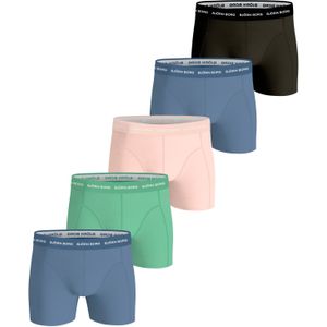 Bjorn Borg Cotton Stretch boxers, heren boxers normale lengte (5-pack), multicolor -  Maat: XXL