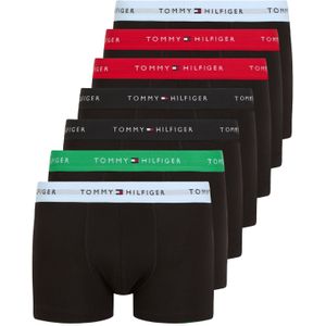 Tommy Hilfiger - Boxershorts - Zwart - 7-pack - Normale Lengte