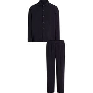 Calvin Klein heren pyjama met knoopjes, zwart