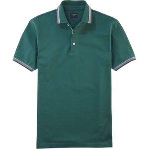 OLYMP Polo Casual, modern fit polo, groen -  Maat: XL