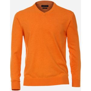 CASA MODA comfort fit trui, oranje -  Maat: 5XL