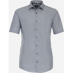 VENTI modern fit overhemd, korte mouw, twill, blauw 42