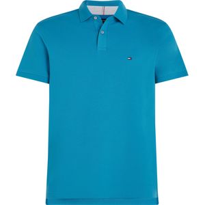 Tommy Hilfiger 1985 Regular Polo - heren poloshirt - zwembadblauw