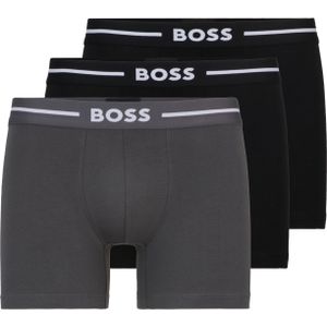 HUGO BOSS Bold boxer briefs (3-pack), heren boxers normale lengte, multicolor -  Maat: S