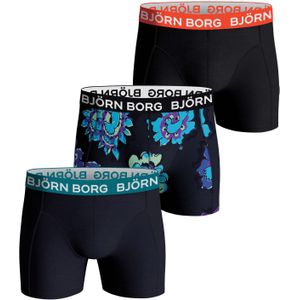 Bjorn Borg Cotton Stretch boxers, heren boxers normale lengte (3-pack), multicolor -  Maat: XL