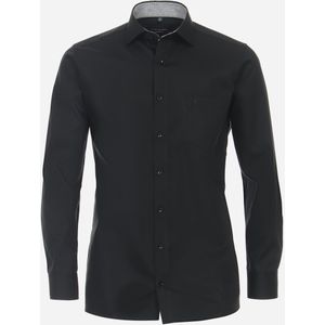 CASA MODA modern fit overhemd, popeline, zwart 39