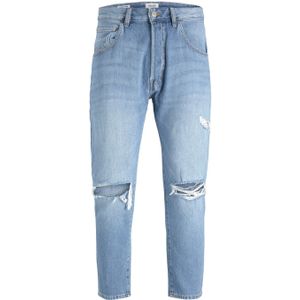 JACK & JONES Frank Original Cropped loose fit, heren jeans, denimblauw