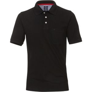 Redmond regular fit poloshirt - zwart