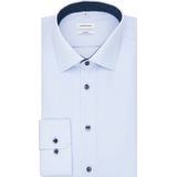 Overhemden - Lichtblauw - Shaped - Extra Lange Mouwen - Kentkraag