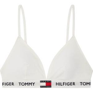 Tommy Hilfiger dames Tommy 85 triangel BH, katoen gevoerd, wit