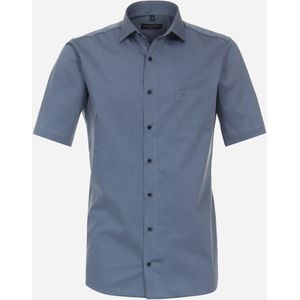 CASA MODA modern fit overhemd, korte mouw, popeline, blauw 42