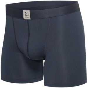 RJ Bodywear RJ Pure Color heren boxer (1-pack), boxer extra lang, donkerblauw