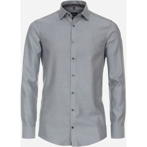 VENTI modern fit overhemd, mouwlengte 72 cm, dobby, bruin 46