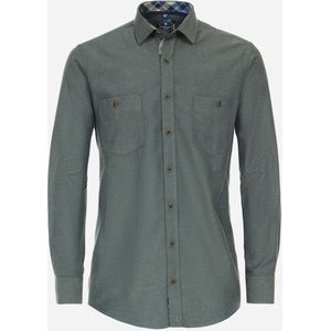 3 voor 99 | Redmond comfort fit overhemd, popeline, groen 41/42
