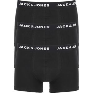 Jack & Jones heren boxers  Jacanthony trunks (3-pack), zwart -  Maat: L