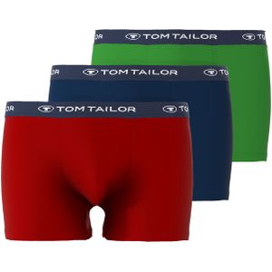TOM TAILOR heren boxer kort (3-pack), donkerblauw -  Maat: M