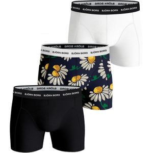 Bjorn Borg Essential boxers, heren boxers normale lengte (3-pack), multicolor -  Maat: XXL