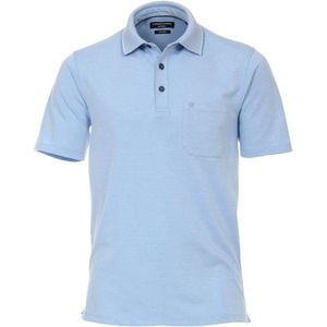 CASA MODA comfort fit poloshirt, lichtblauw melange -  Maat: M