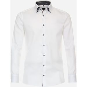 VENTI modern fit overhemd, mouwlengte 72 cm, twill, wit