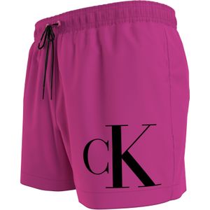 Calvin Klein Short Drawstring swimshort, heren zwembroek, fuchsia roze -  Maat: 3XL
