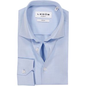 Ledub modern fit overhemd, popeline, lichtblauw