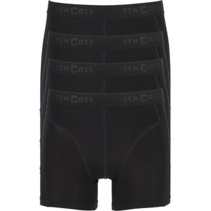 TEN CATE Basics men bamboo viscose shorts (4-pack), heren boxers normale lengte, zwart -  Maat: XL