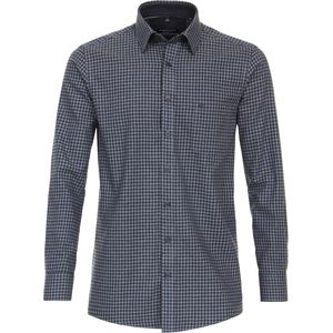 CASA MODA Sport comfort fit overhemd, flanel, blauw geruit
