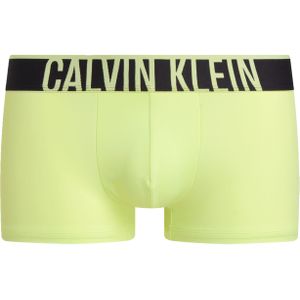 Calvin Klein Trunk (1-pack), heren boxers normale lengte, citroengeel -  Maat: S
