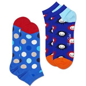 Happy Socks Big Dot Low Socks (2-pack), unisex sokken