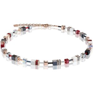 Coeur de Lion collier rosé wit en rood 4013-10-0300