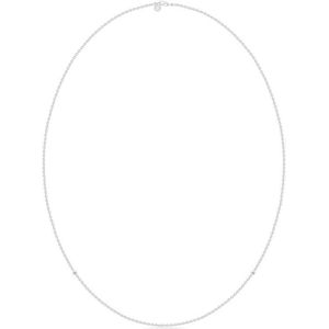 Julie Sandlau zilveren necklace 45-60-80 cm