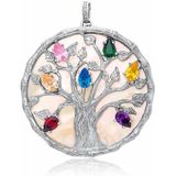 Julie Julsen tree of life hanger multicolor parelmoer