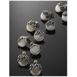 Pareloorstekers zilver met bloemetjes van Giovanni Raspini10850
