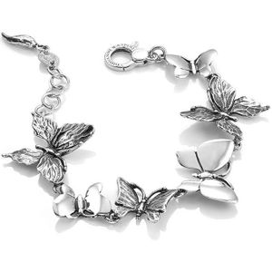 Zilveren armband vlinders Giovanni Raspini