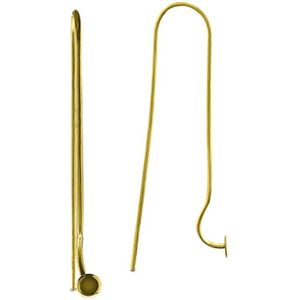 MY iMenso Gold doortrek oorbellen Fillo Paperclip